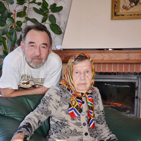 А.С. Муравьева с сыном
